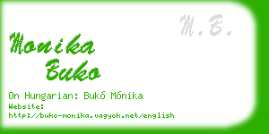 monika buko business card